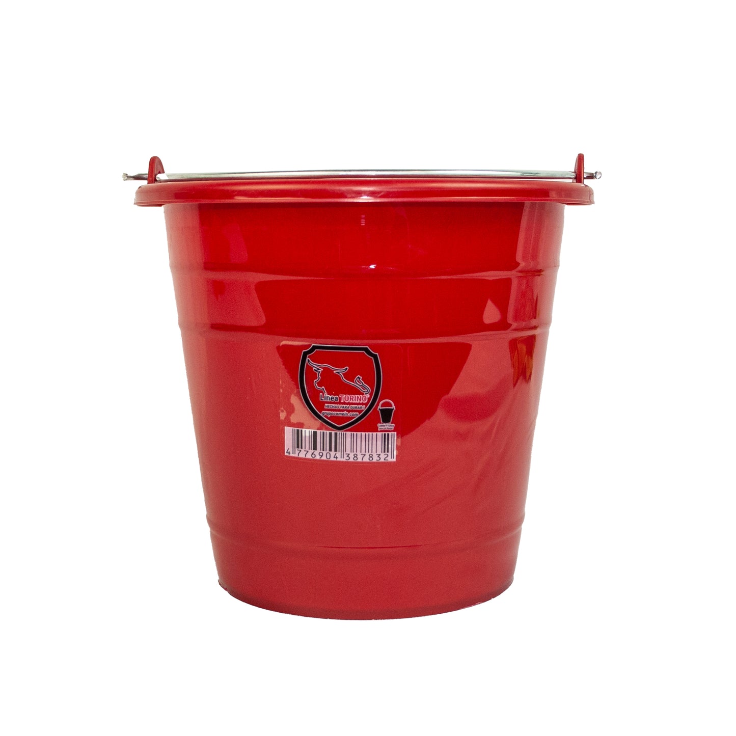 CUBETA PLASTICO 4 LTS. ROJA