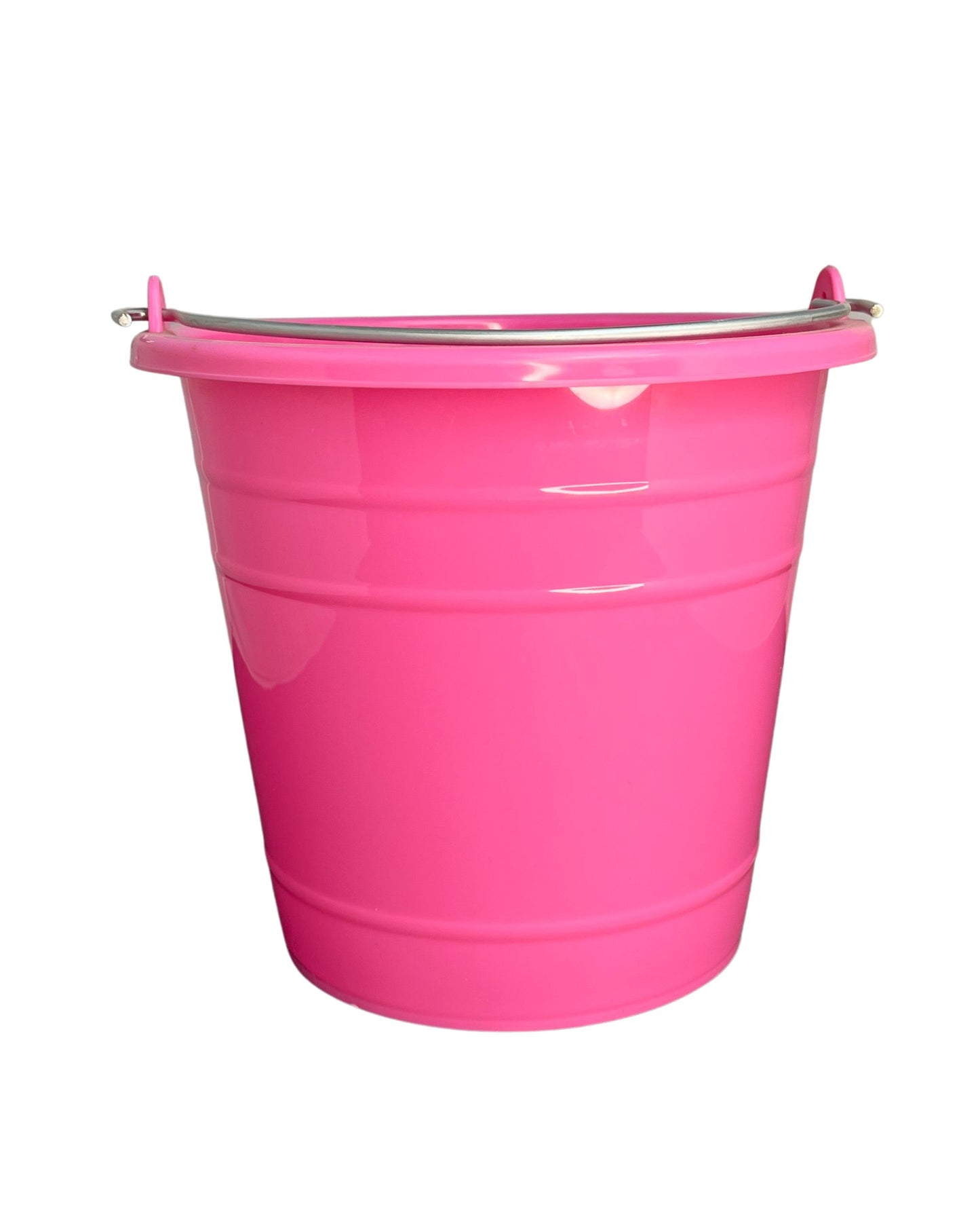 CUBETA PLASTICO 12 LTS. ROSA