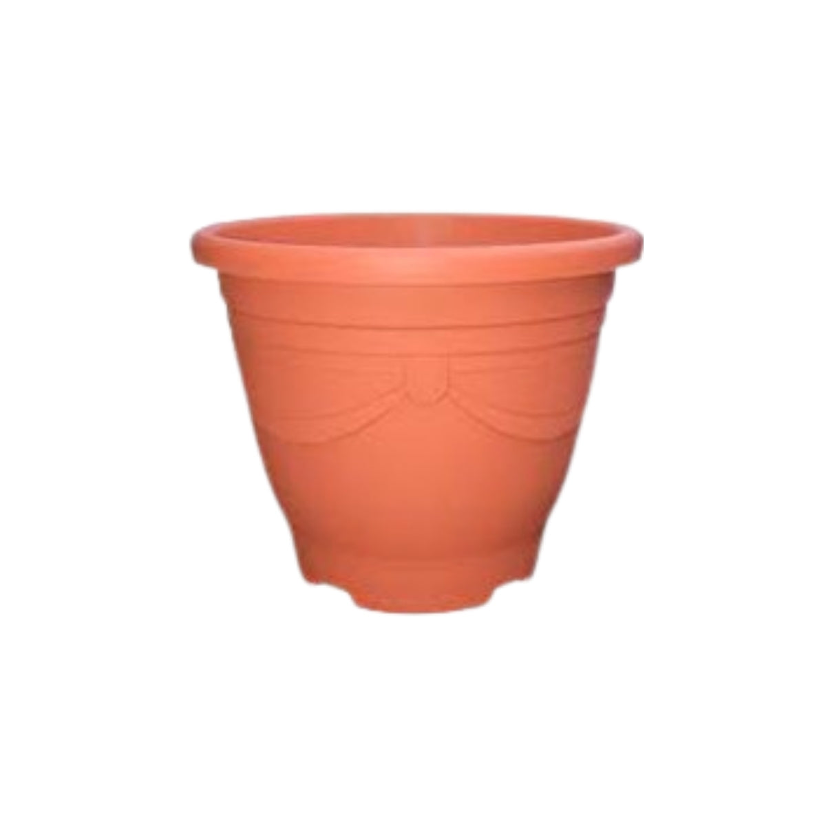 MACETA AIMEE RED. NO.12 BARRO
