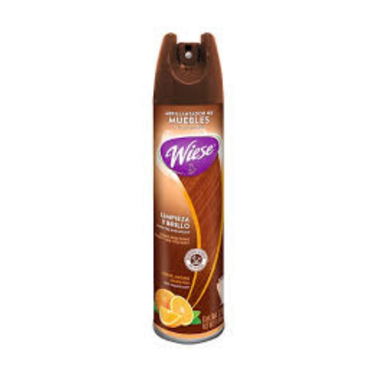 LIMPIADOR DE MUEBLES (AEROSOL) AROMA NARANJA "WIESE" 400 ML