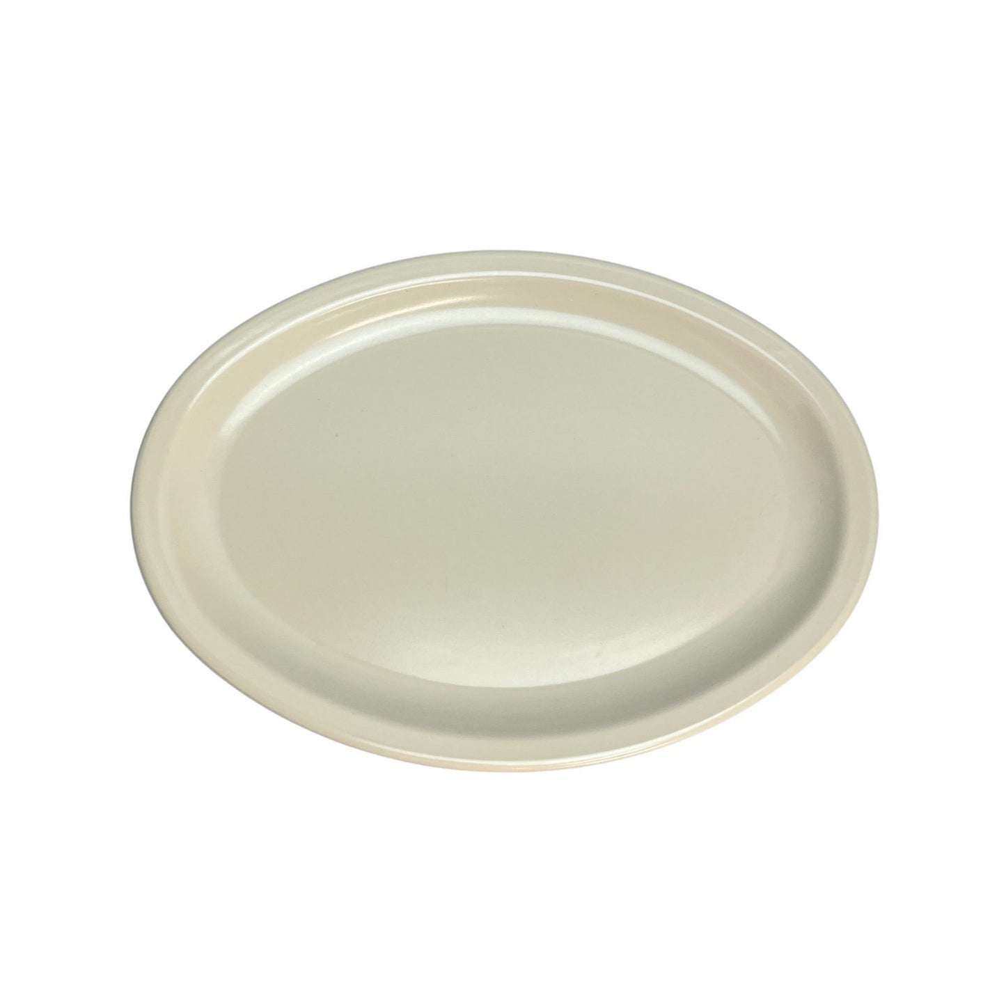 PLATO OVALADO 13" MELAMINA BEIGE D08 004-008-102