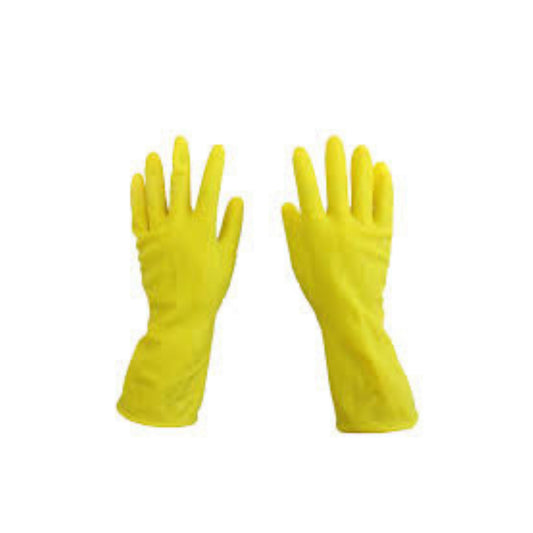 GUANTE SATINADO MEDIANO AMARILLO E-172