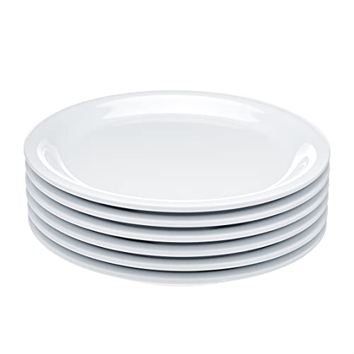 PLATO TRINCHE DE 6.5" MELAMINA BLANCA DOMESTICA TAV 9802PT6.5D