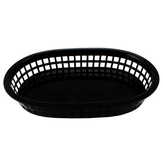 CANASTA FAST FOOD OBL 27.5X17.5X4CM,NEGRO TCANQPI062BK3