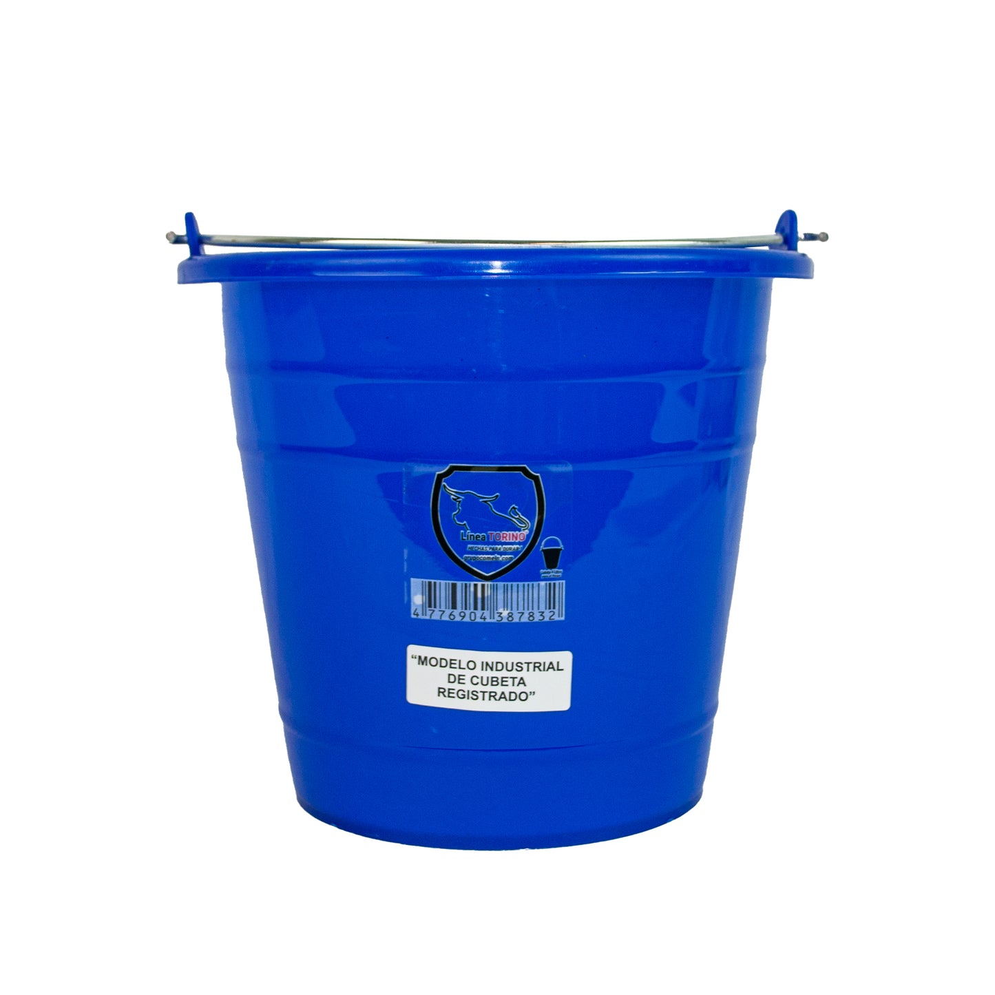 CUBETA PLASTICO 4 LTS.  AZUL REY