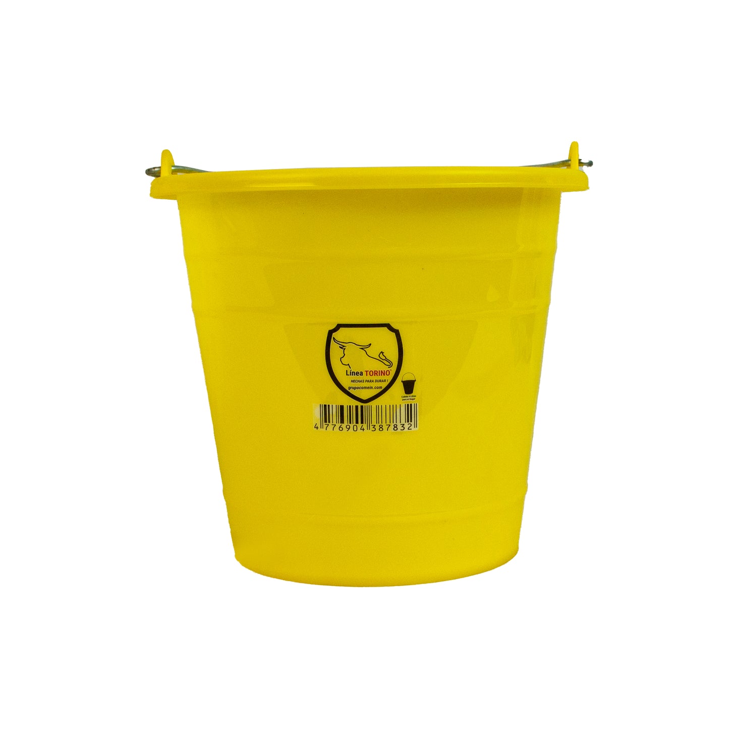 CUBETA PLASTICO 4 LTS.  AMARILLA