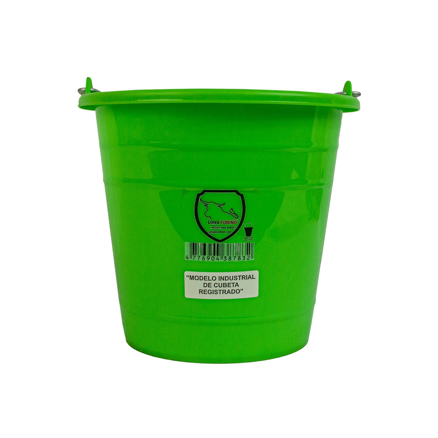 CUBETA PLASTICO 4 LTS.  VERDE