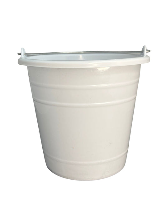 CUBETA PLASTICO 4 LTS.  BLANCA