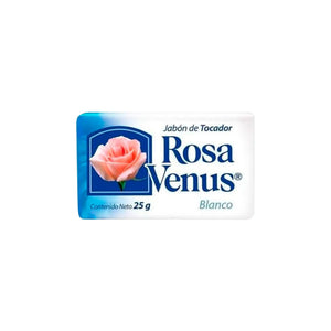 Jabon Tocador Rosa Venus Bco 25 Gr