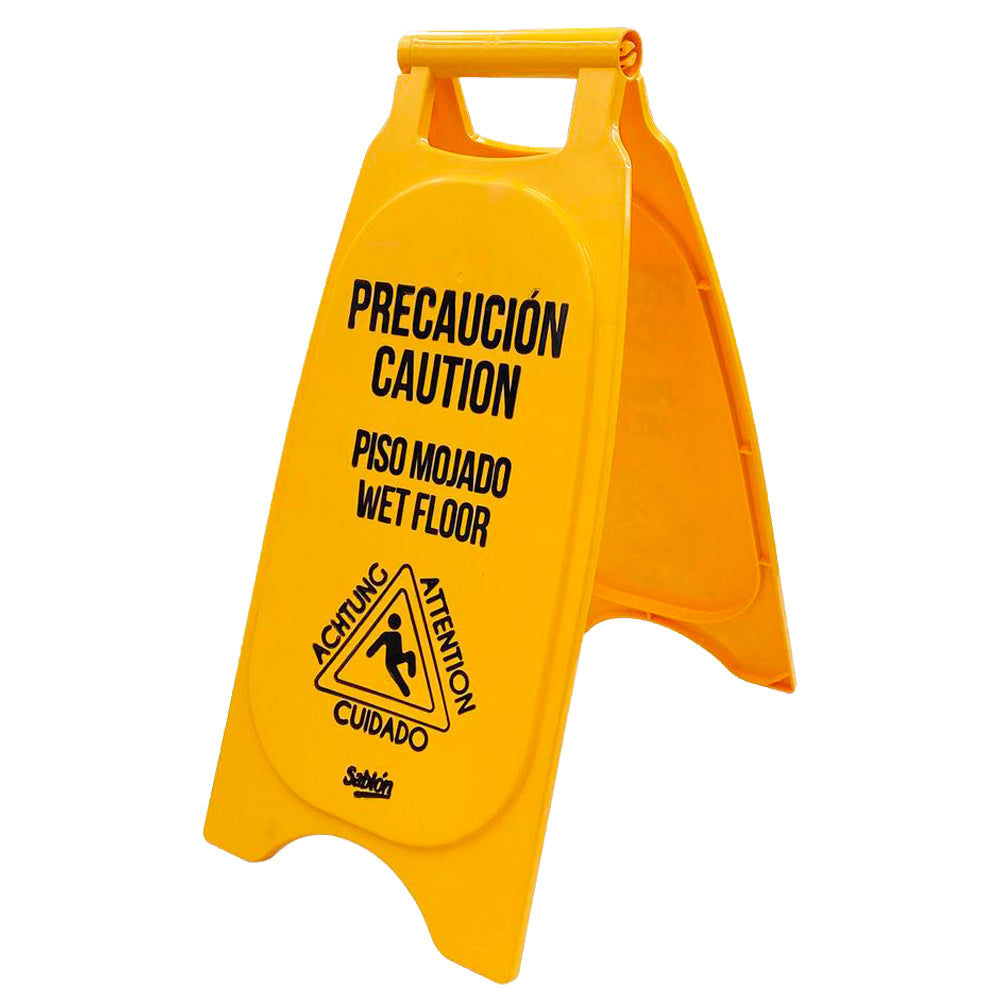 CABALLETE  PLASTICO PISO MOJADO 7700