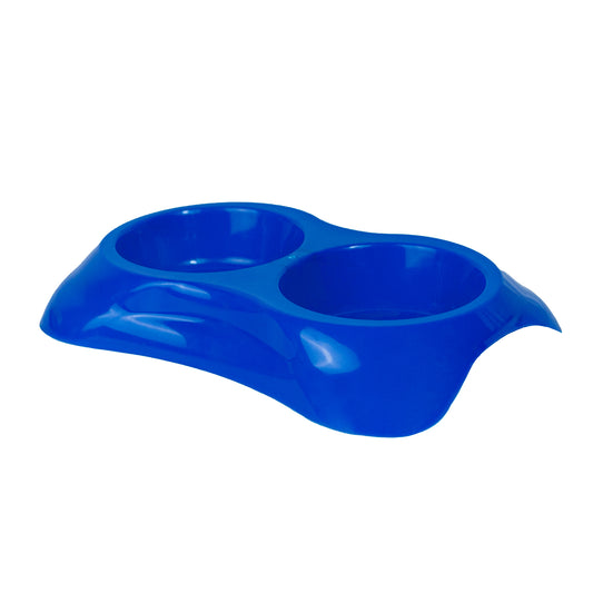 COMEDERO DE MASCOTA  DOBLE 39002C  COLORES SURTIDOS
