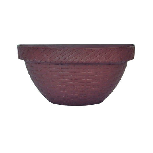 MACETA RATTAN PARED L26.5 CHOCOLATE INCLUYE REJILLA DE AUTO RIEGO	 MRPA2606