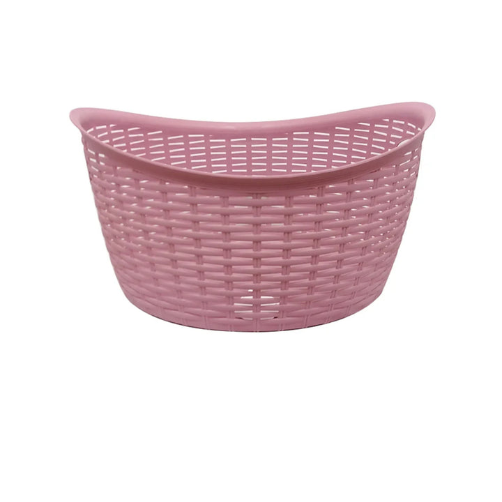 CANASTA RATTAN OVAL ROSA MAGNOLIA ROSA MAGNOLIA CROV0077
