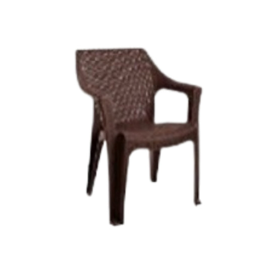SILLA  TIPO  RATTAN CLEO CHOCOLATE