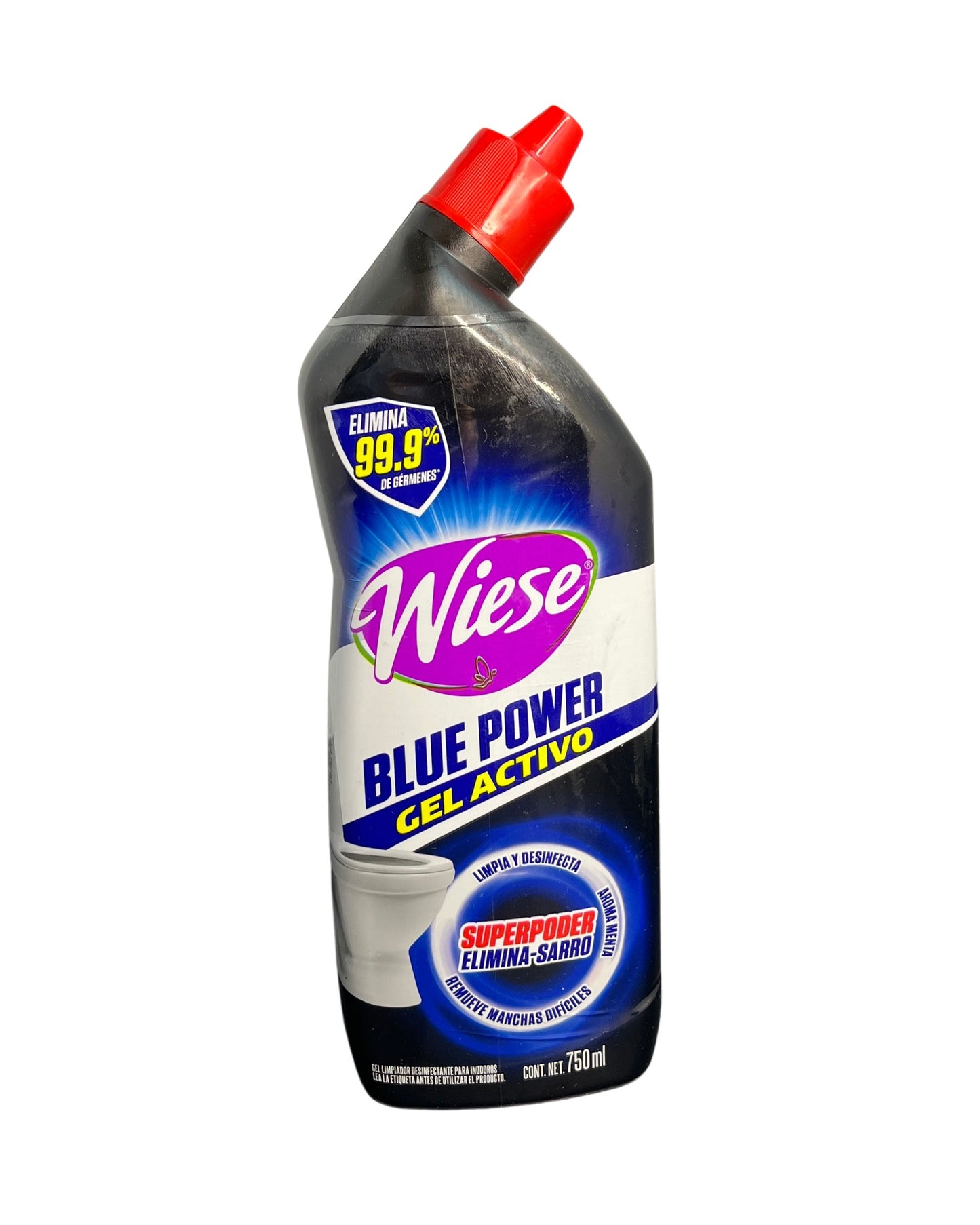 LIMPIADOR LIQUIDO PARA SANITARIO MENTA "WIESE" 750 ML.