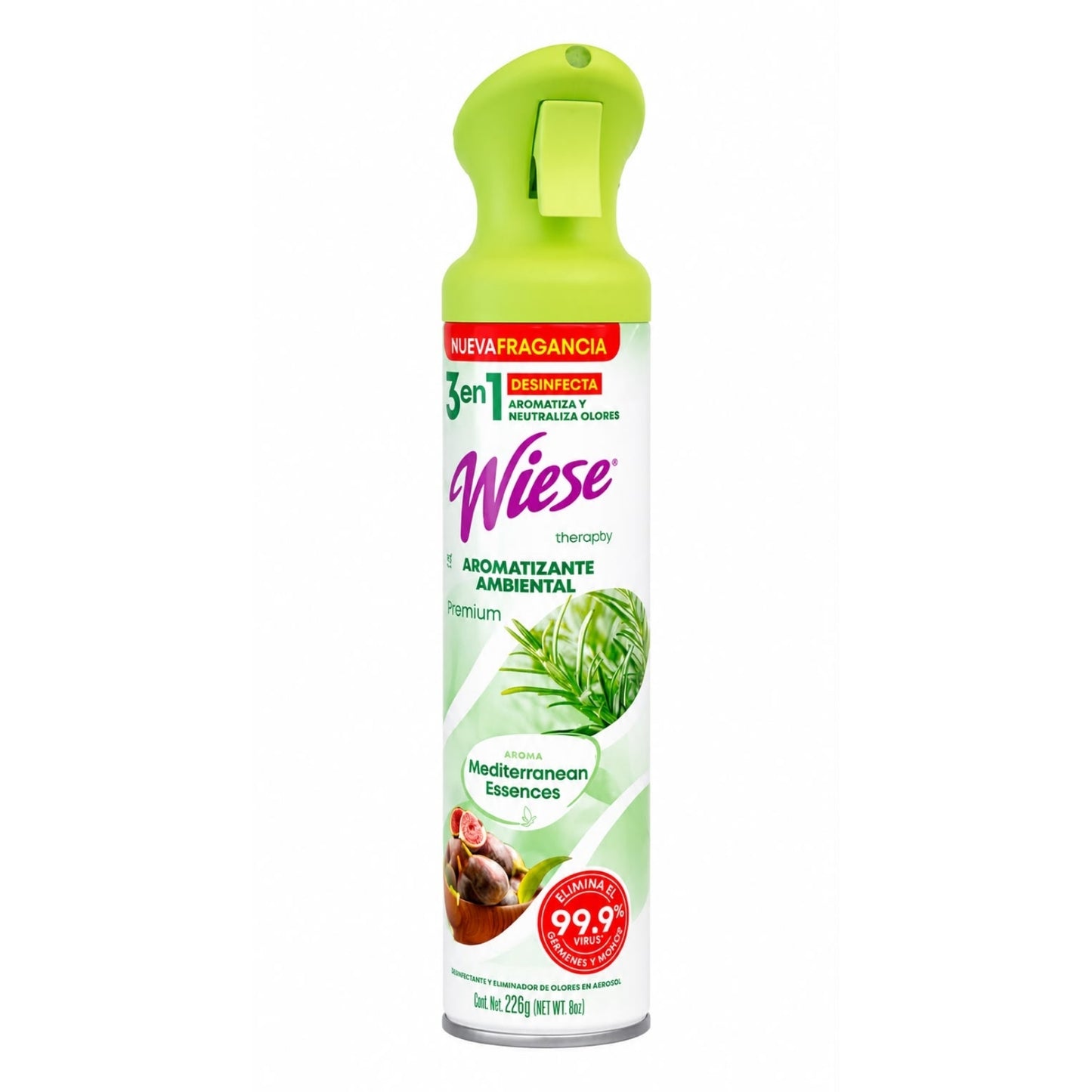AROMATIZANTE EN AEROSOL PREMIUM MEDITERREAN ESSENCES "WIESE"  8 OZ.