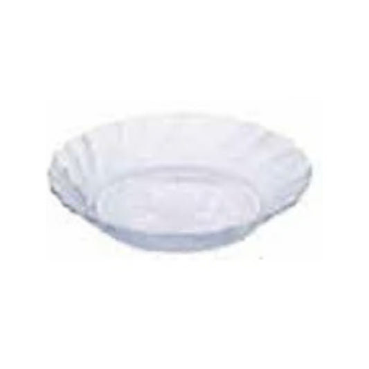 PLATO HONDO LIRIOS 610 ML, CRISTALINO