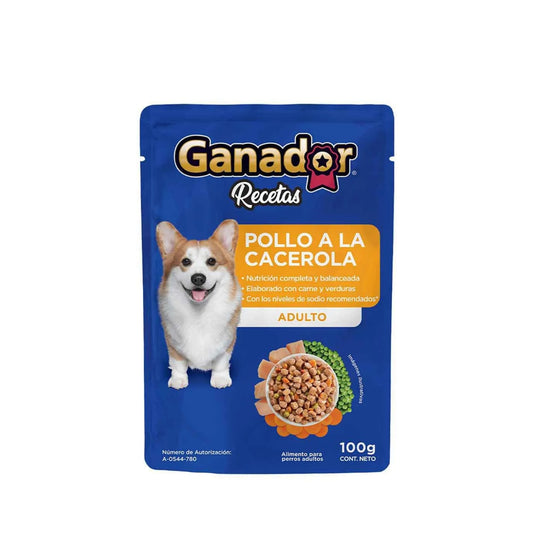 GANADOR POUCH POLLO 100GR