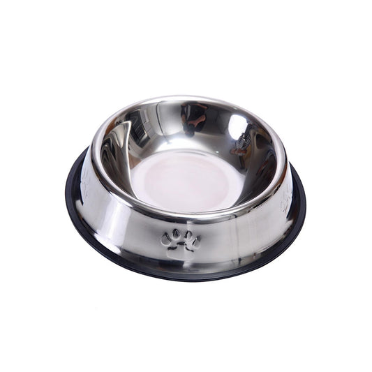 Tazon para mascota de acero inoxidable Medidas:21X5 cms M230072