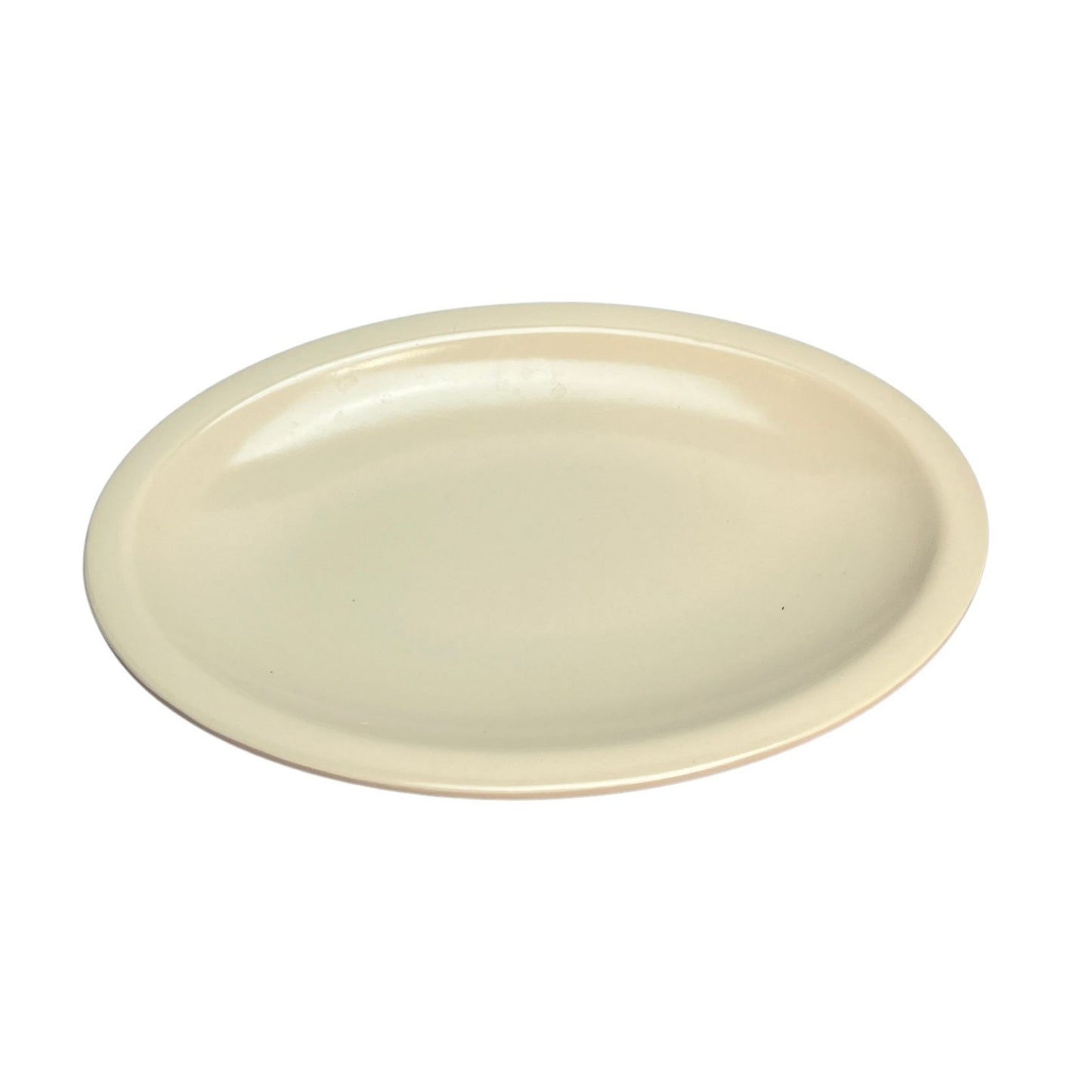 PLATO OVALADO 9" MELAMINA  BEIGE  D08  004-008-103