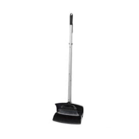 RECOGEDOR DE BASURA LOBBY CON ESCOBA 7620 NEGRO