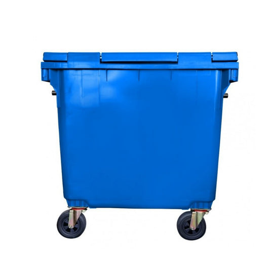 CONTENEDOR (A1) PARA 1100 LITROS, C/PEDAL COLOR  AZUL  MEDIDAS: 137.5 x 107.5 x 135.5 CM Z1100V/AL-P