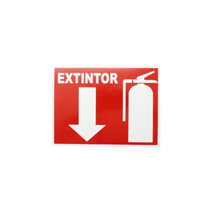 SEÑALAMIENTO ESTIRENO EXTINTOR 15X20 CMS