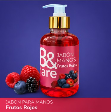 JABON PARA MANOS FRUTOS ROJOS BY CARE 250ML