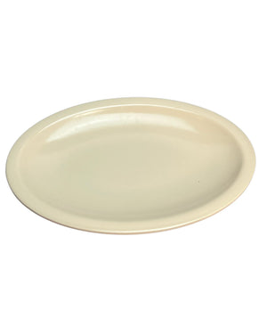 Foto de plato ovalado 9" melamina beige d08 004-008-103 — Alco Distribuidora Torreón mayoreo