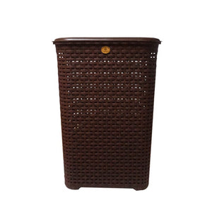 Foto de cesto rattan c/tapa l45.5x33 chocolate cesr0006 — Alco Distribuidora Torreón mayoreo