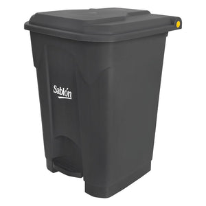 Foto de cesto de pedal 50l gris 8641gr — Alco Distribuidora Torreón mayoreo